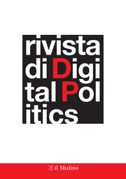 Cover of the journal Rivista di Digital Politics - 2785-0072