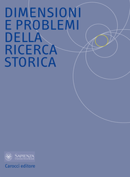 Cover of Dimensioni e problemi della ricerca storica - 1125-517X