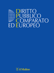 Cover of Diritto pubblico comparato ed europeo - 1720-4313
